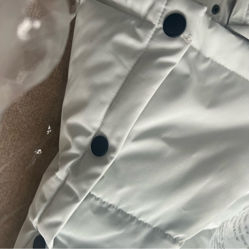 DKNY Long White Puffer Coat - Picture 10 of 11